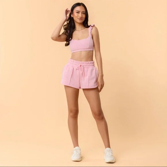 Blogilates Women's Marshmallow Dolphin Shorts - Pink M - Picture 3 of 16